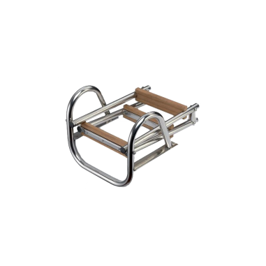 SCALETTA INOX RIBALTABILE A 3 GRADINI