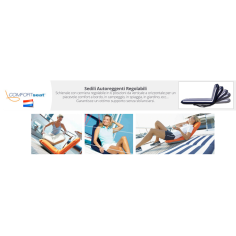 SEDILE COMFORT REGULAR BLU-BIANCO 2