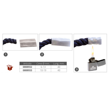 CAPOCORDA PER CIME Ø MM. 10-19