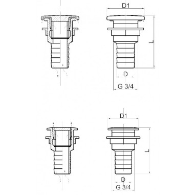 SFIATO INCASSO DRITTO PG. Ø MM.16