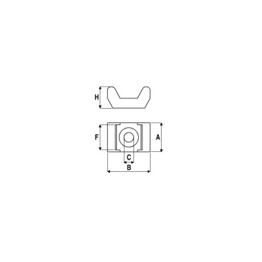 SUPPORTO PER FASCETTE DA 5 MM.