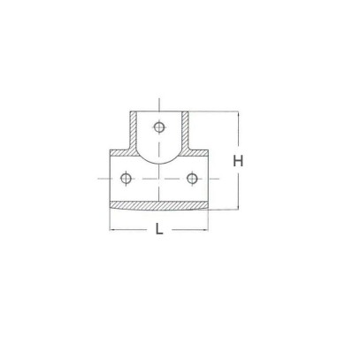 TEE A 90° Ø MM.22