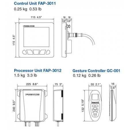 TELECOMANDO PER NAVIPILOT 300
