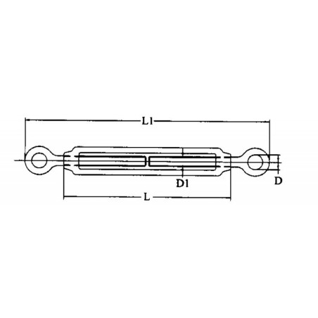 TENDITORE INOX OCCHIO-OCCHIO M10