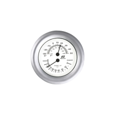 TERMOIGROMETRO IN OTTONE CROMATO 2