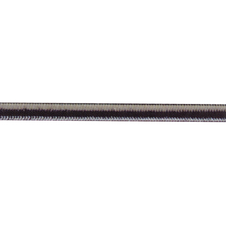 TRECCIA ELASTICA NERA Ø MM.6  MT100