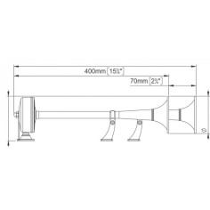 TROMBA ELETTROMAGNETICA 12V 2