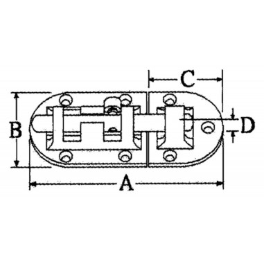 CATENACCIO INOX MM.110X38