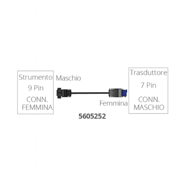 CAVO ADATTATORE DA 9 PIN MASCHIO A 7 PIN FEMMINA