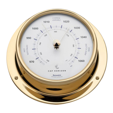BAROMETRO IN OTTONE LUCIDO
