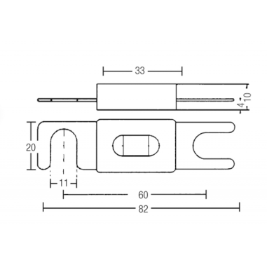 FUSIBILE ANL 50AMP