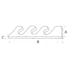 PORTACANNA A PARETE 2 POSTI 2