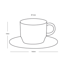 SET DA COLAZIONE Ø CM 7,2 x 7,8H - SET 6 PEZZI 2