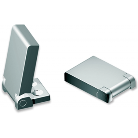 CERNIERA A FILO IN ACCIAIO INOX MM.45X30