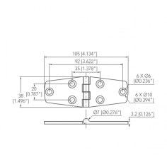 CERNIERA ESAGONALE AISI 316 2
