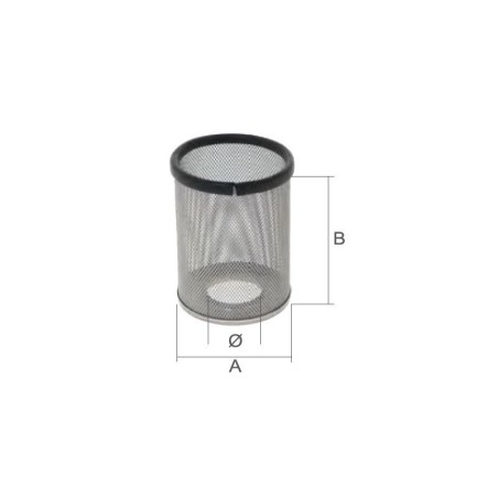 CESTELLO IN ACCIAIO INOX Ø 54 MM