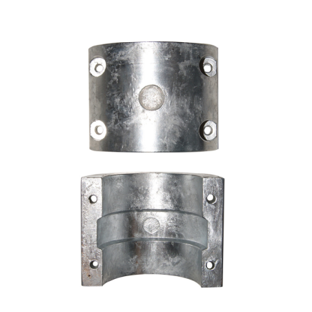 COLLARE IN ZINCO PER ASSE Ø MM.90