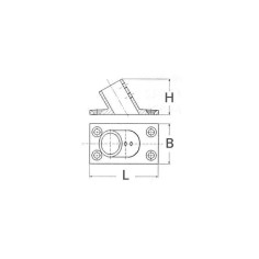 BASE 60° Ø MM.22 2