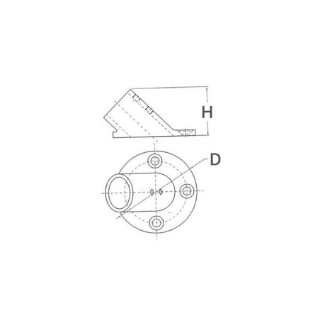 BASE A 60° Ø MM.22