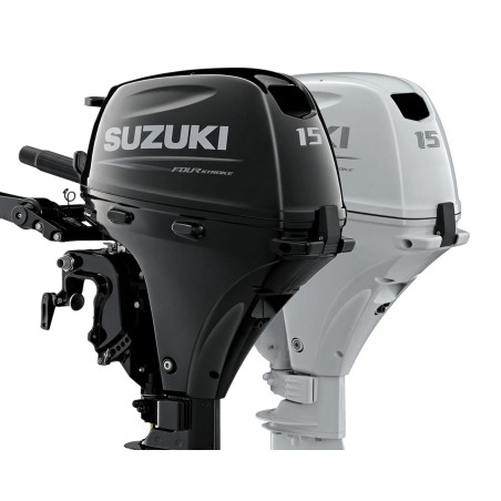 SUZUKI DF 15ARS MOTORE FUORIBORDO GAMBO CORTO CON SCATOLA TELECOMANDO