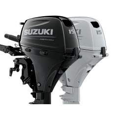 SUZUKI DF 15ATL MOTORE FUORIBORDO GAMBO LUNGO CON TILT...