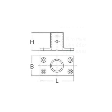 BASE A 90° Ø MM.22