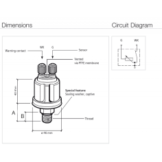 10 BAR - M10 X 1 - CON ALLARME A 0,75 BAR 2