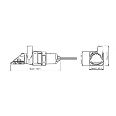 12V - PORTATA LT/MIN 32 - USCITA Ø 3/4 2