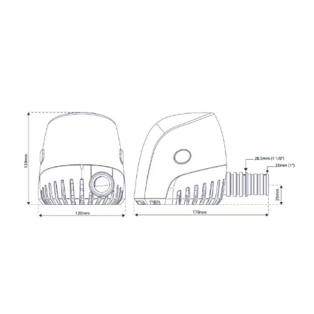 12V - PORTATA LT/MIN 82