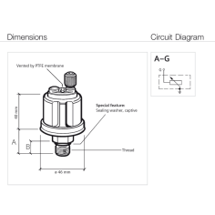 25 BAR - 1/8-27NPTF 2