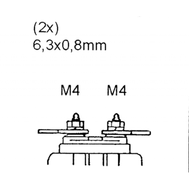 25 BAR - 1/8-27NPTF - PER 2 INDICATORI