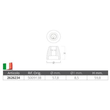 CONO IN ZINCO