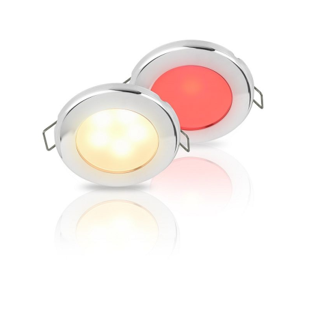 ACCIAIO INOX - LUCE ROSSO/BIANCO CALDO