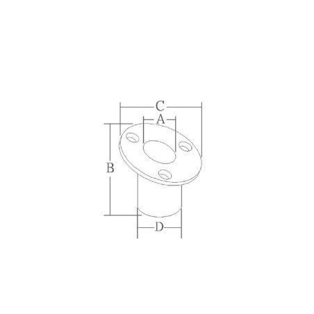 BASE PER ASTE Ø MM.25