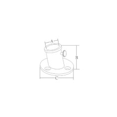 BASE PER ASTE Ø MM.32 2