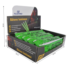 BASTONCINI LUMINOSI VERDI PZ 24
