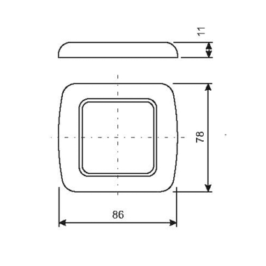 CORNICE AD UN MODULO