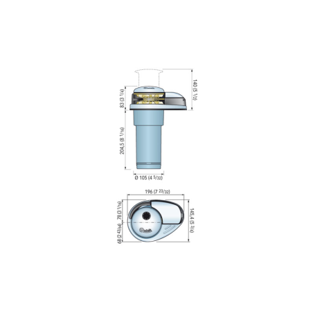 DP2E S/CAMPANA 500W 12V B.6
