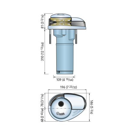 DP2L 770 12V 350W B.7 - 1/4