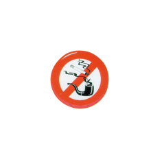 DIVIETO DI FUMARE A BORDO IN RILIEVO Ø MM. 80
