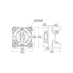 DEVIATORE 0-1-2-BOTH SERIE HD 2