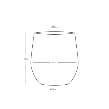 BICCHIERI DA ACQUA Ø CM 9 X 10H - SET 6 PEZZI