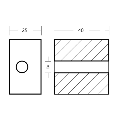CUBO IN ALLUMINIO