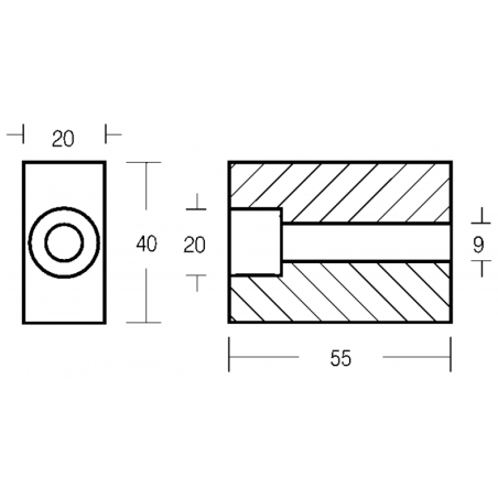 CUBO IN ALLUMINIO