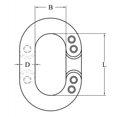 FALSAMAGLIA INOX Ø MM.6 2