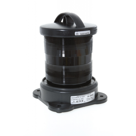 FANALE NERO A LUCE BIANCA 360°
