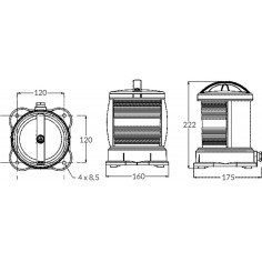 FANALE NERO A LUCE VERDE 2