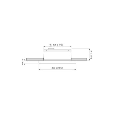 FARETTO AD INCASSO CHIARA 4W