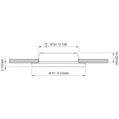FARETTO TED CT C/INTERRUTTORE TOUCH 2