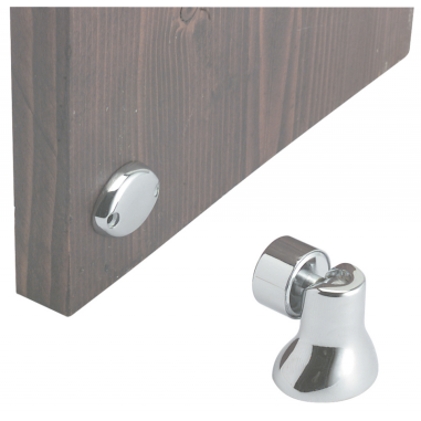 FERMA PORTA MAGNETICO OTTONE CROMATO